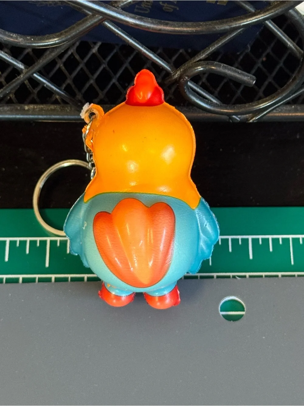 Brand New Cute Cartoon Chicken / Rooster Squishy Keychain TikTok Viral